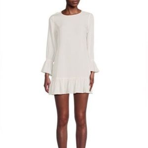(A8)‎ Area Stars White Shift Mini Dress, Size Small, NWT